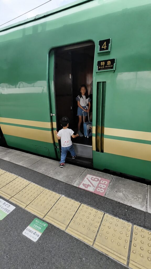 ゆふいんの森へ初乗車